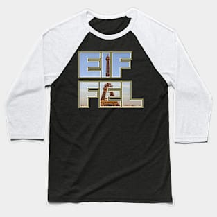 Eiffel Tower Baseball T-Shirt